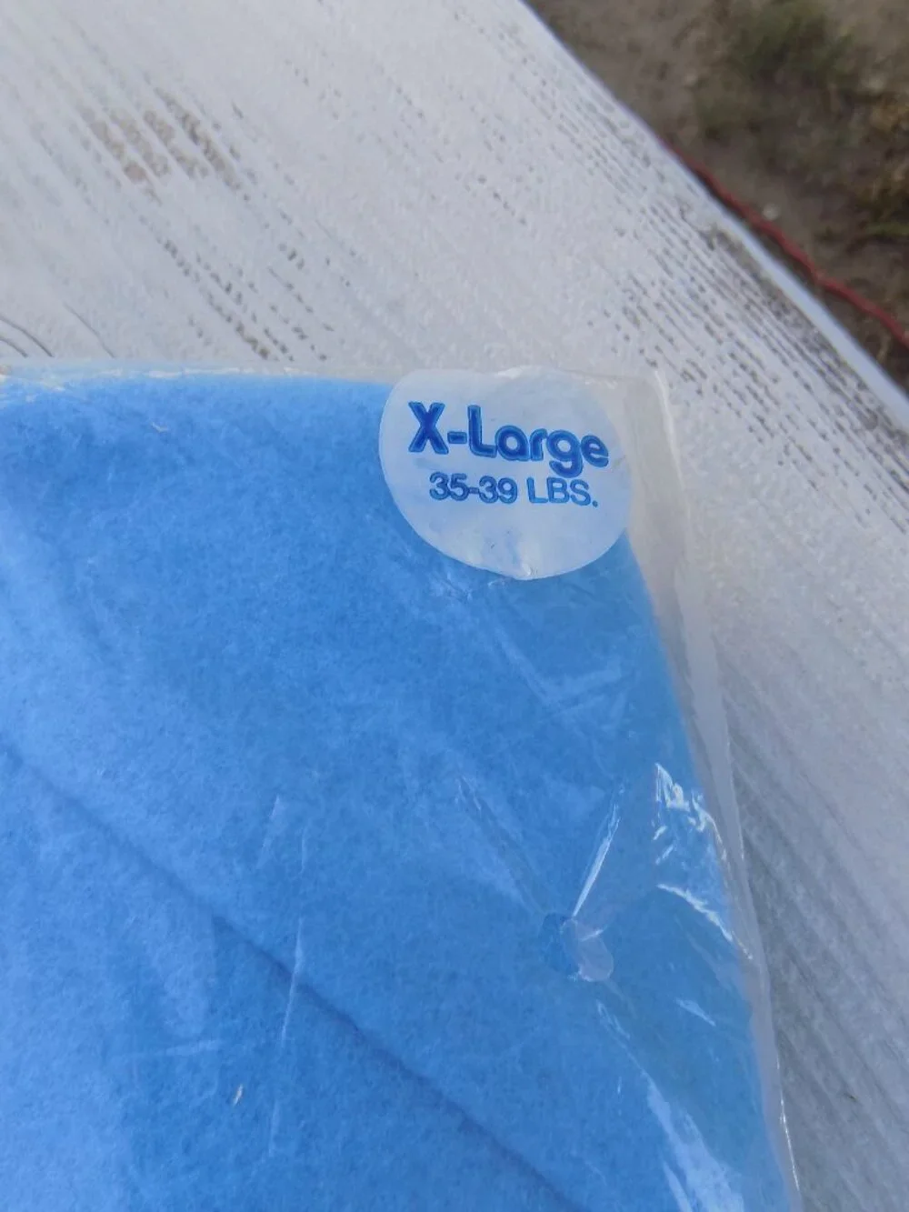 VINTAGE DR DENTON BLANKET SLEEPER PJ NEW OLD STOCK XLG